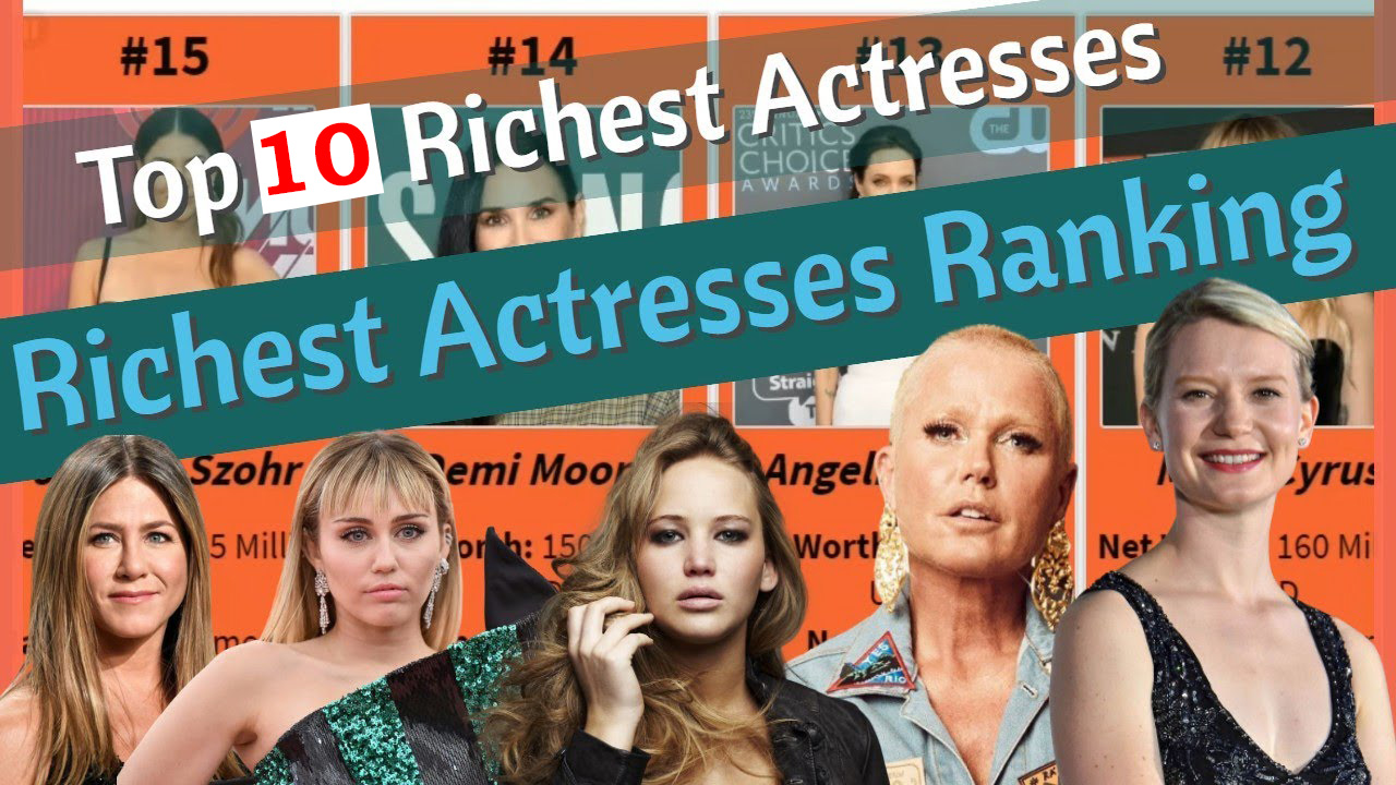 Top 10 Richest Actress in the World | Chetan TM