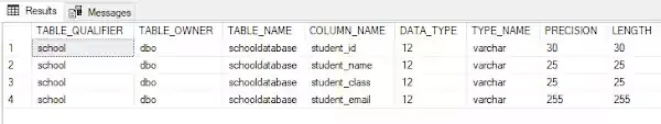 add email column student table in sql