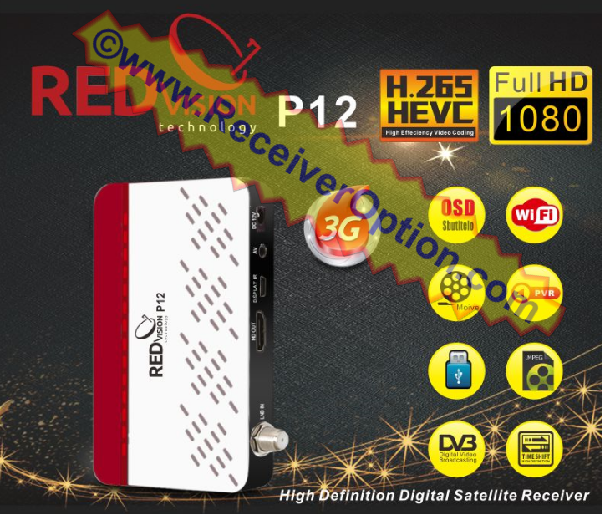 REDVISION P12 HD RECEIVER NEW SOFTWARE 14 JANUARY 2020