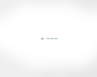 Simple Facebook You like this Minimalist HD Wallpaper