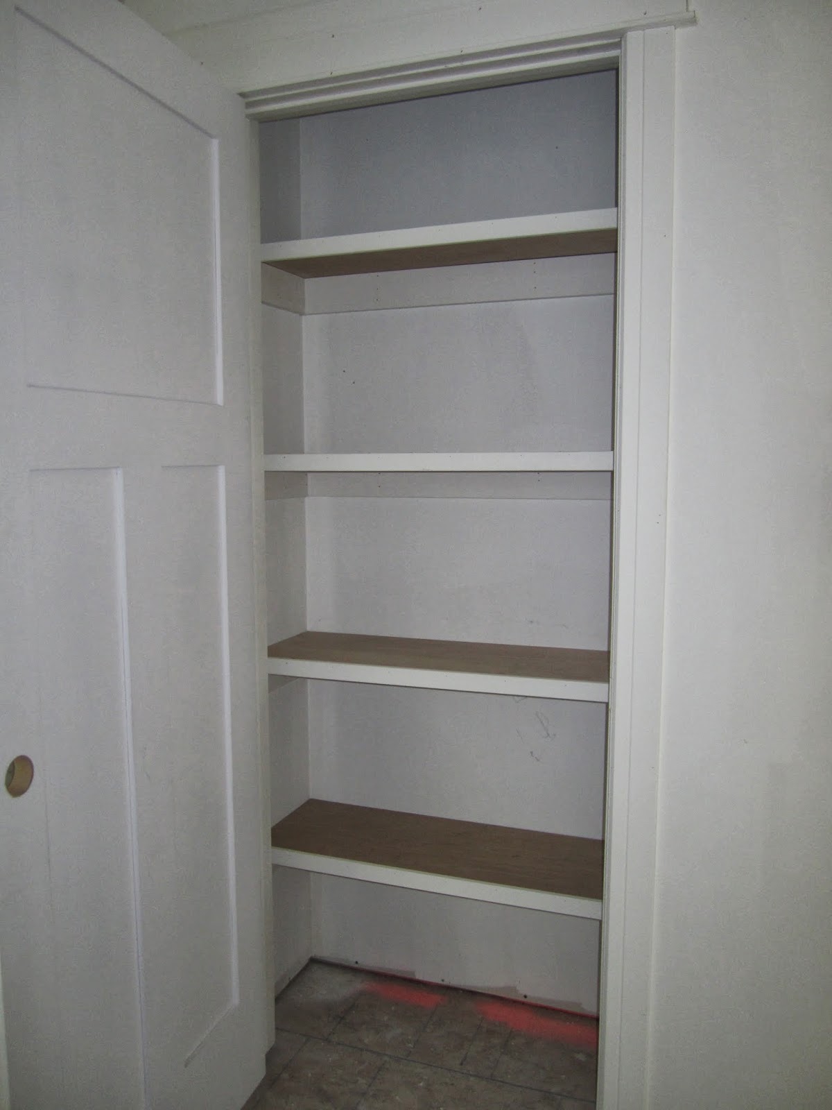 Building an infill in Westmount Shelves, Trim and Paint! Oh my!