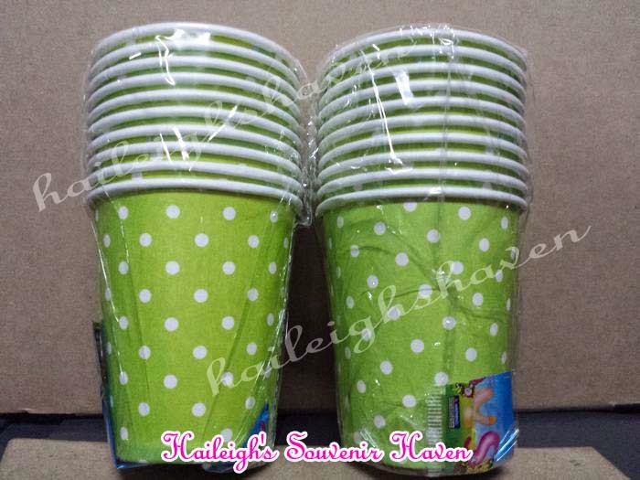 FAVORS AND PRINTS PH (Haileigh's Souvenir Haven): PAPER CUPS (POLKA DOT)