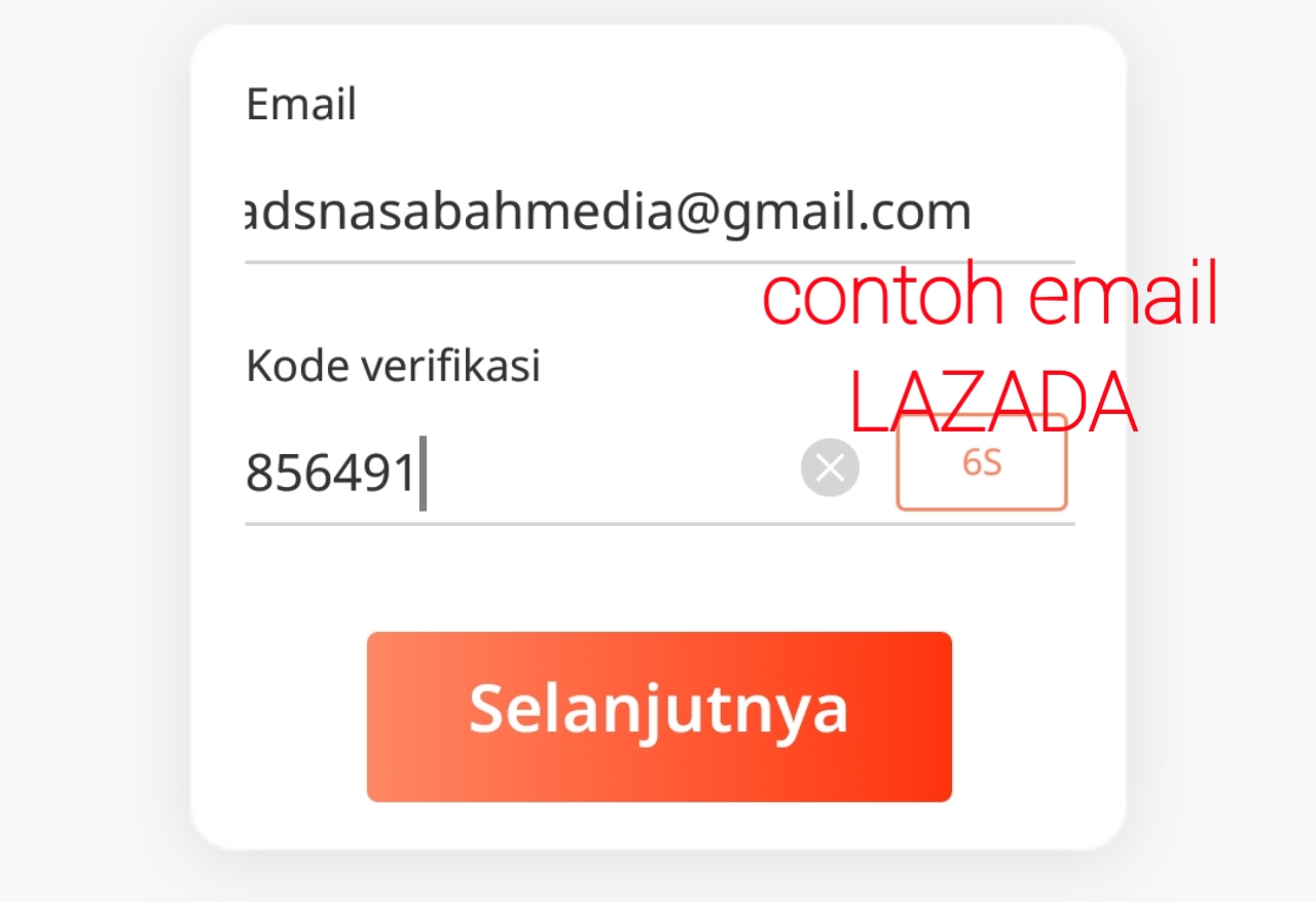 Contoh Password Dan Email Lazada Yang Benar Nasabah Media Gambaran