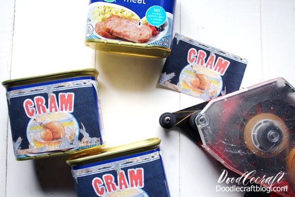 How to "Make" Fallout 4 Cram:  Step 1: Buy Spam or the store's knock-off version Step 2: Print off Cram Labels (get them FREE here) Step 3: Cut them out Step 4: Tape them onto the Spam