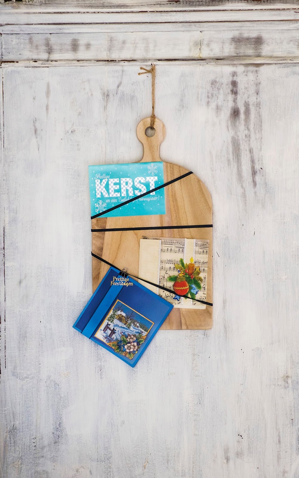 Diy: Verjaardagskaart of kerstkaartjes ophangen Diy: Verjaardagskaart of kerstkaartjes ophangen