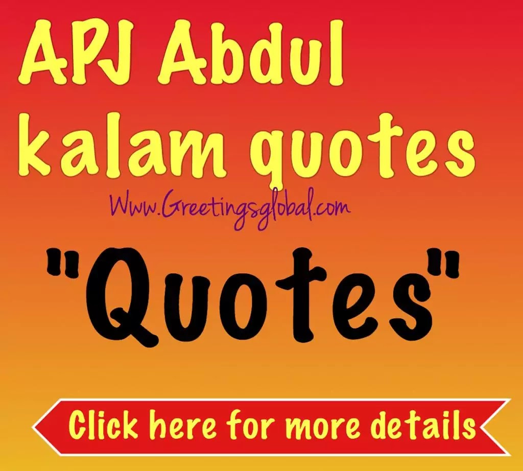 APJ Abdul kalam Quotes
