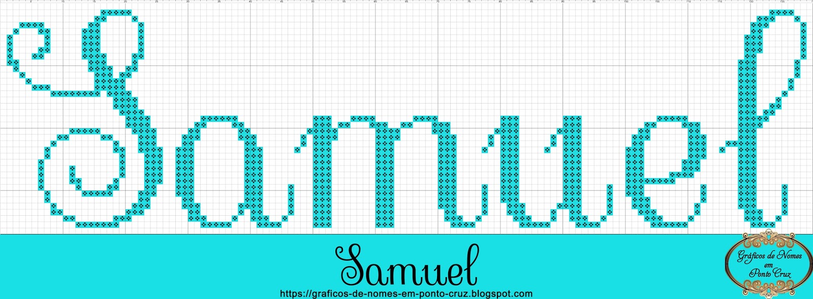Samuel Em Ponto Cruz Gráficos de Nomes em Ponto Cruz: Fevereiro 2017