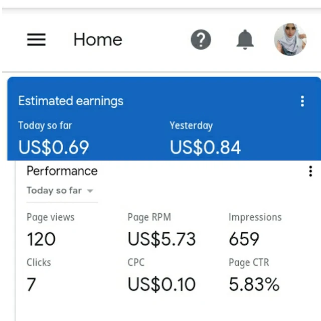 RPM adsense, adsense meningkat, earning adsense