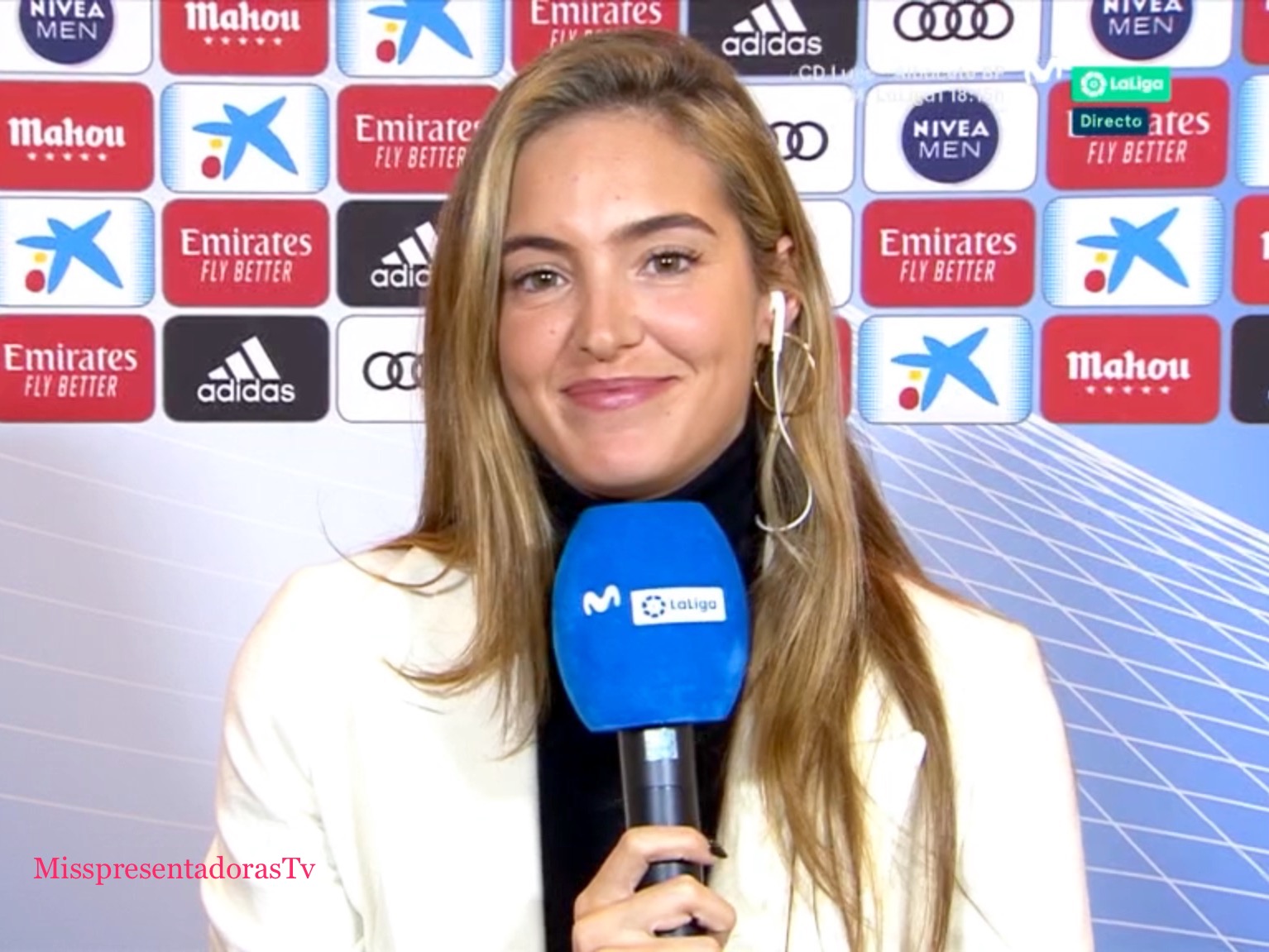 Miss Presentadoras TV: Isabel Forner. La casa del fútbol - Movistar (18/1/20)