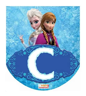 Banderines para Fiesta de Frozen para Descargar Gratis. Free Download Frozen Banners.