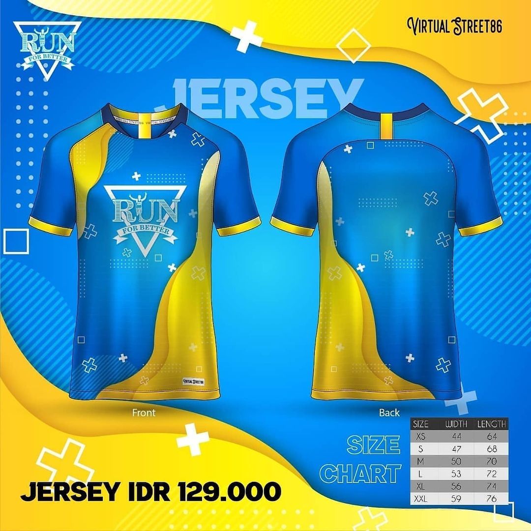 Jersey 🔍 Virtual Run For Better Jersey 👕 Virtual Run For Better • 2021