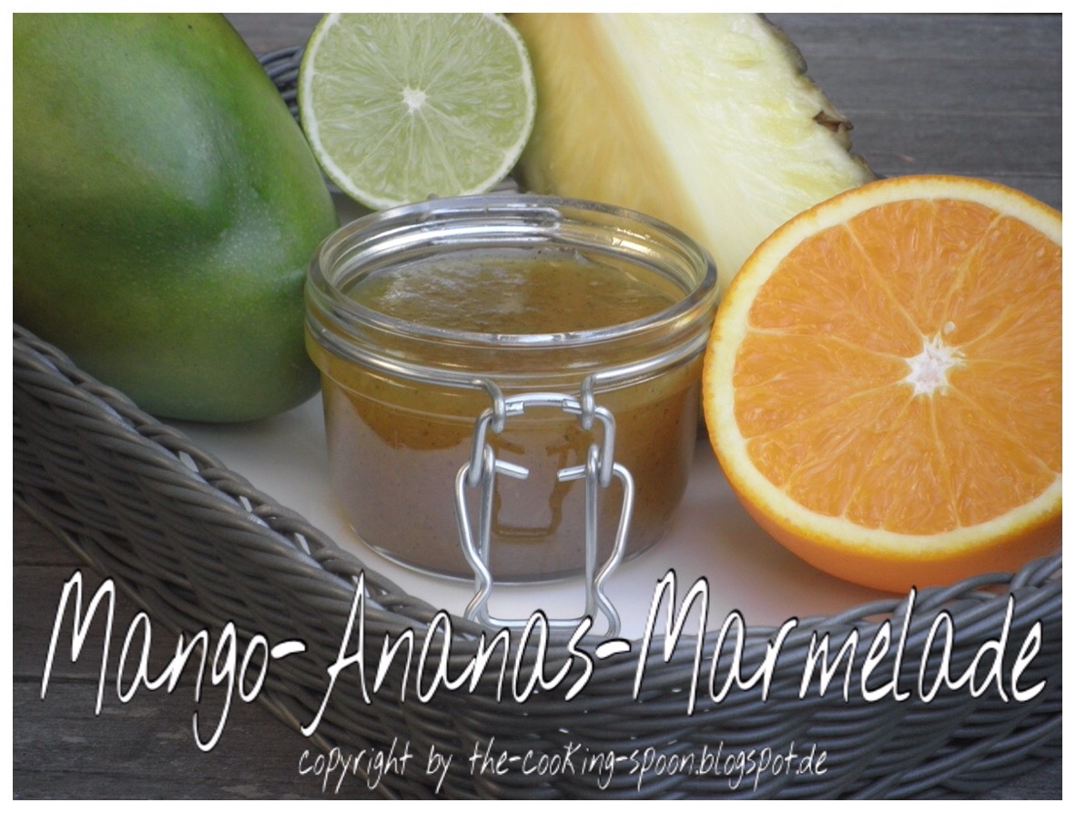 The Cooking Spoon: Mango-Ananas-Marmelade mit Vanille
