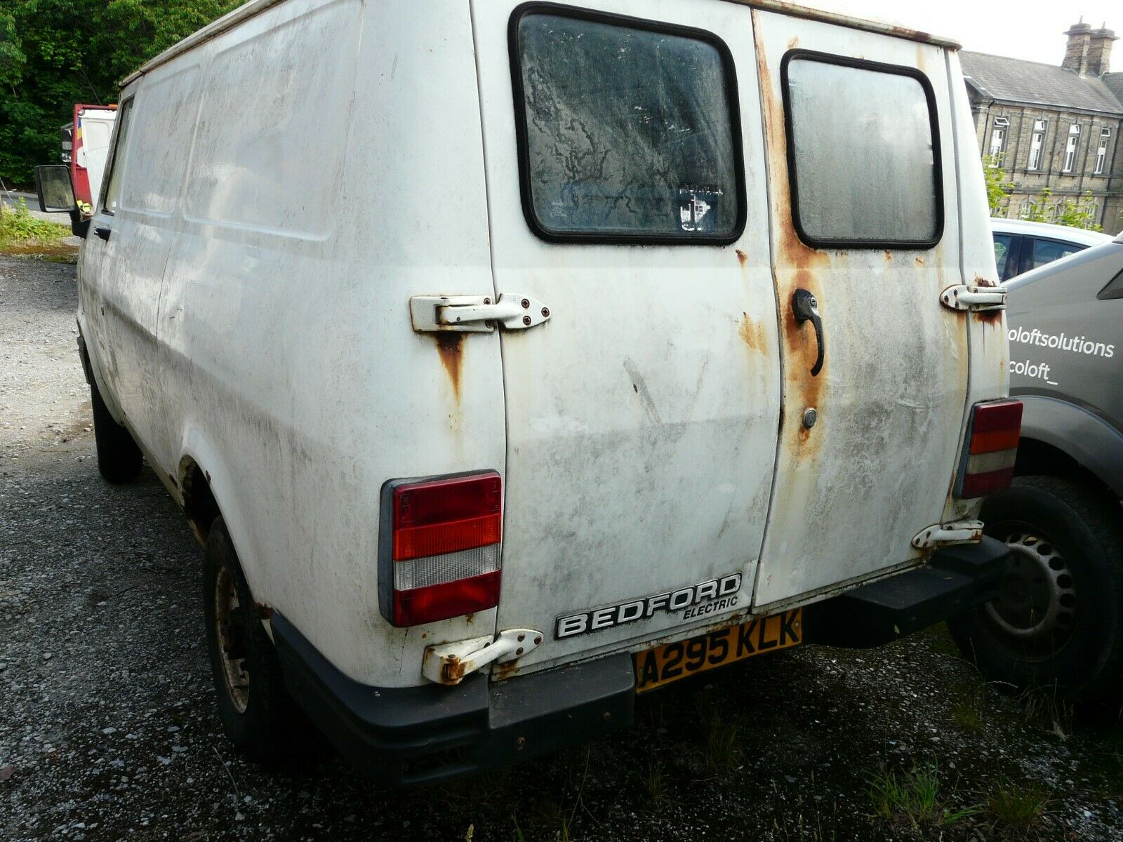 Bedford CF2 Van ebay Barn find 1984 Bedford CF electric van UK