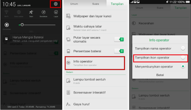 Cara Menampilkan Nama Operator Di Oppo All Series Kupas Habis