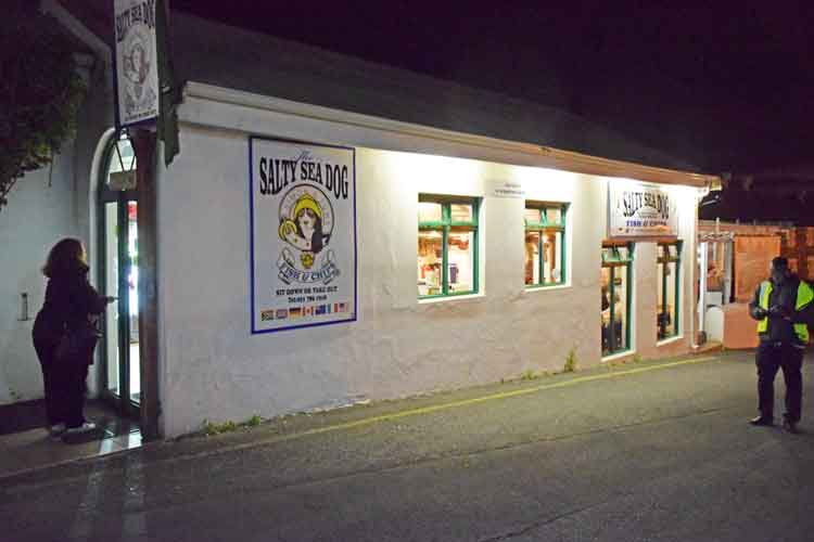 . Tasting and overnight at Simonstown's Lord Nelson Inn; Fish & chips at Salty Sea Dog