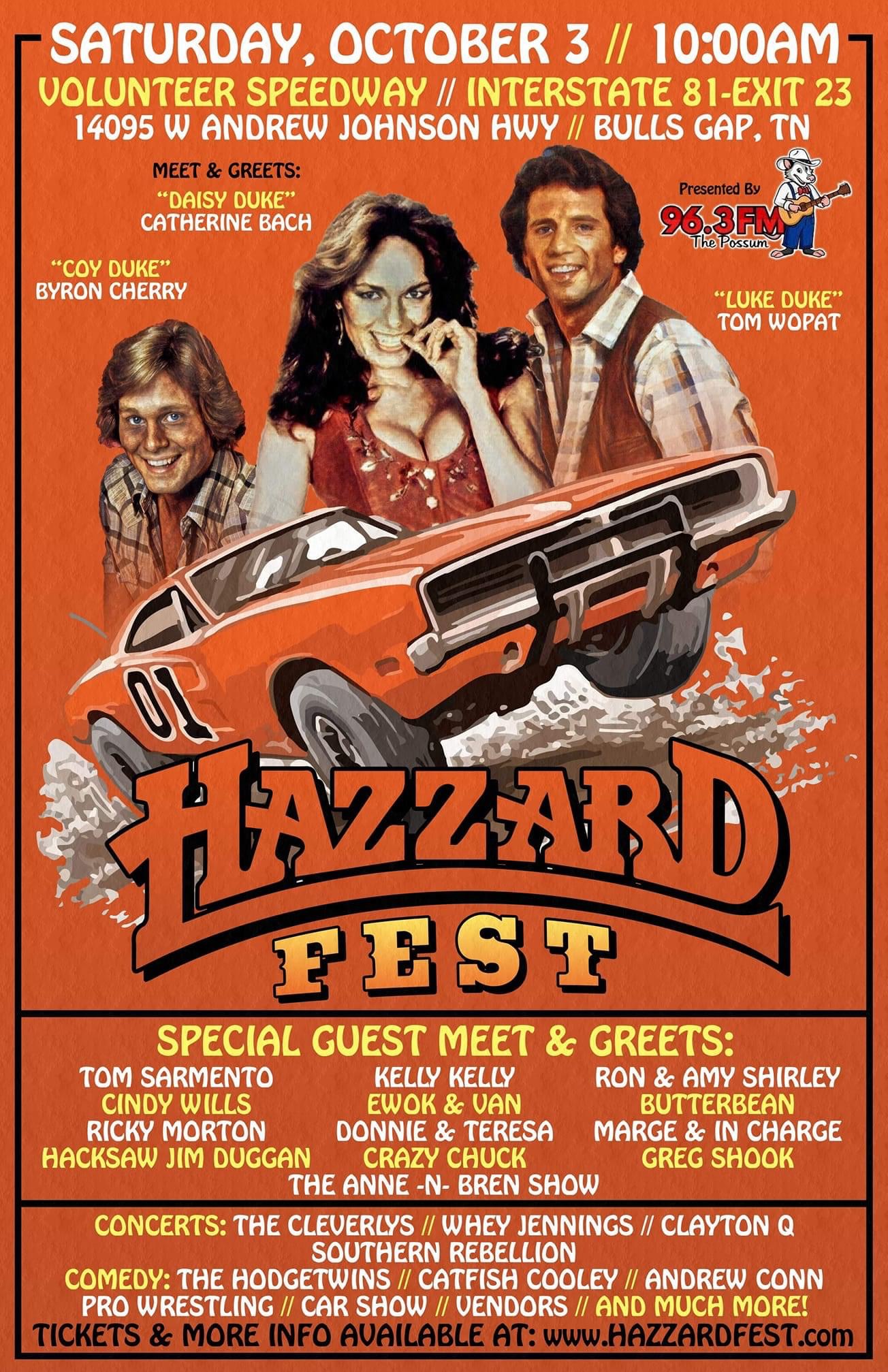 BRBTV News Blog Hazzard Fest features Luke, Daisy, Coy and more