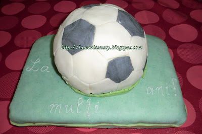Tort minge de fotbal/ Soccer Ball Cake