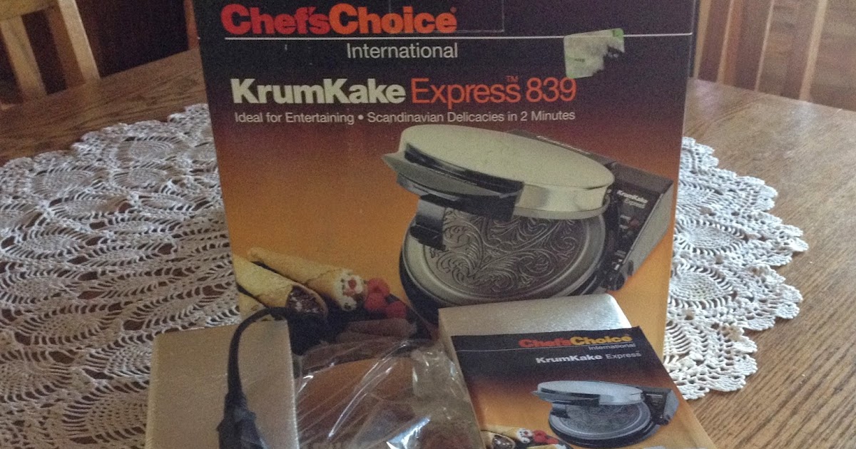 The Cabin Countess My Latest Thrift Store Find An Electric KrumKake