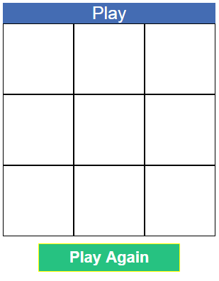 javascript tic tac toe game start