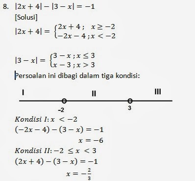 Contoh Soal Persamaan Linear Mutlak | contoh soal deret pdf