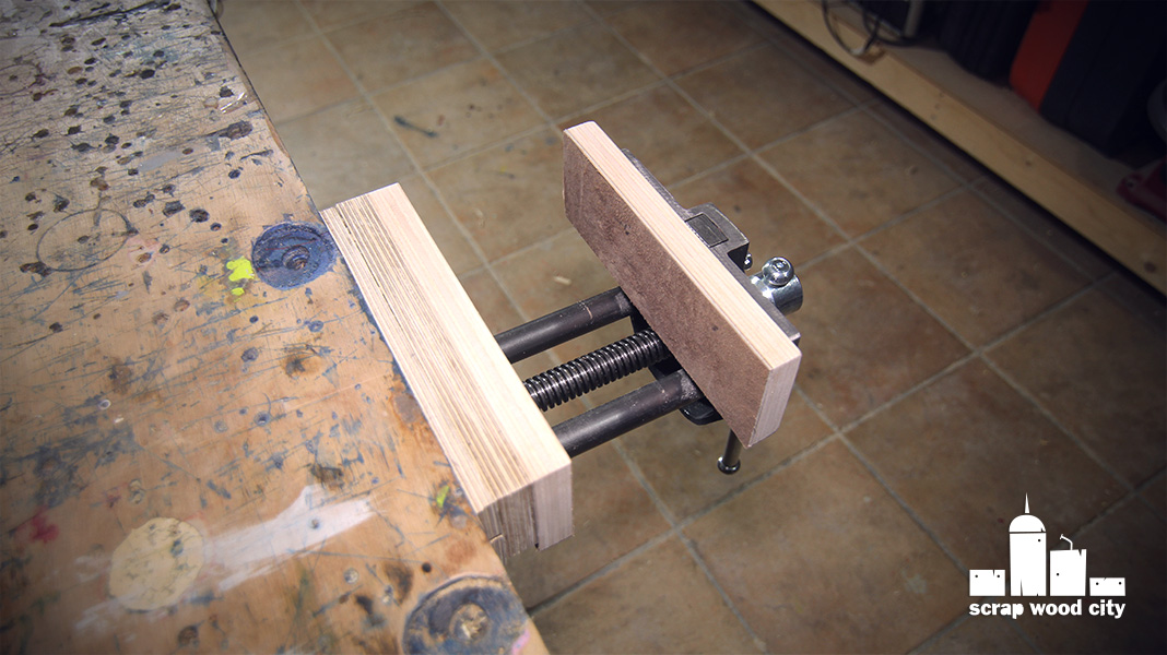 scrap wood city How to install a woodworking bench vise