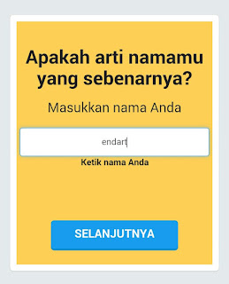Cara Mengetahui Arti Nama | ENDART19
