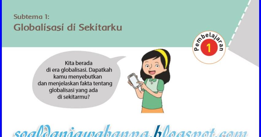 Kunci Jawaban Buku Siswa Tema 4 Halaman 1, 2, 4, 5, 7, 8