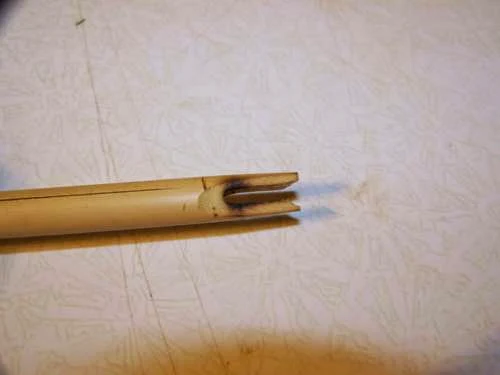 "Como hacer flechas con bambú6"