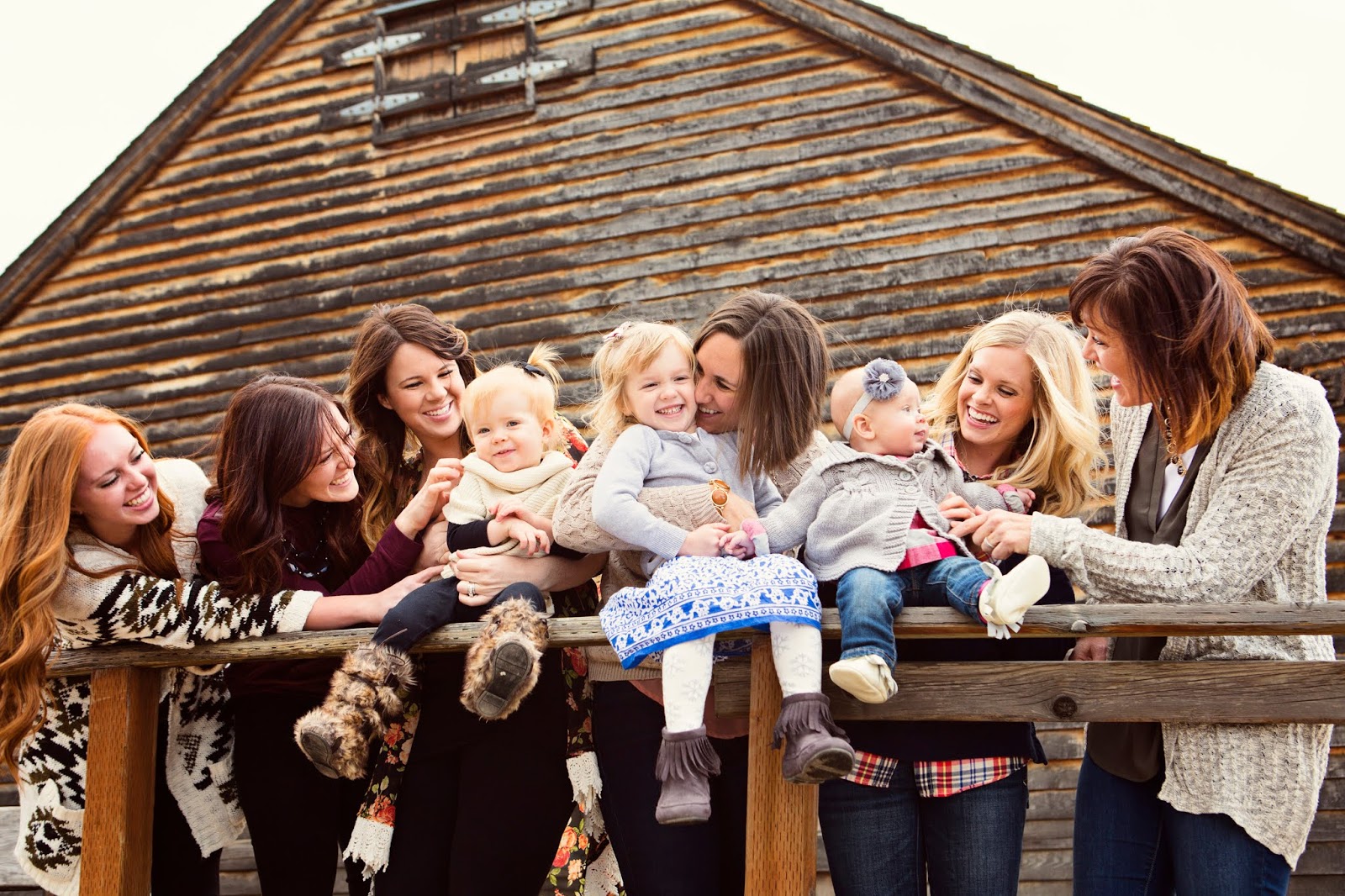 tips for photographing large families