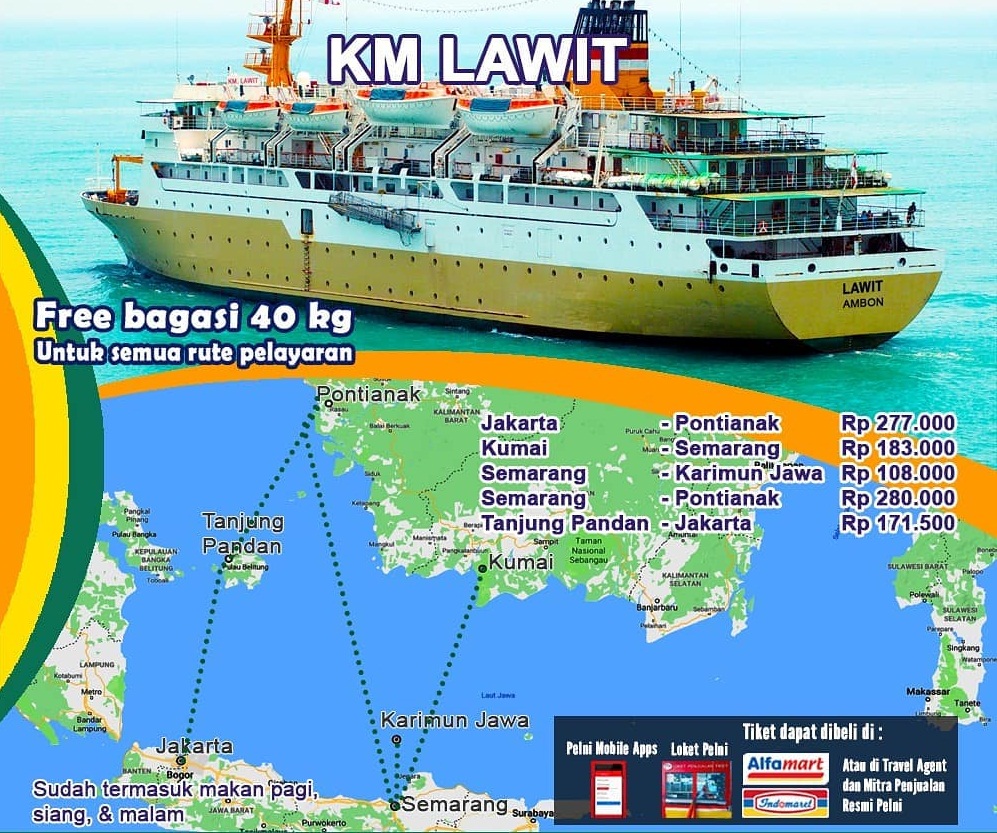 jadwal kapal pelni pontianak