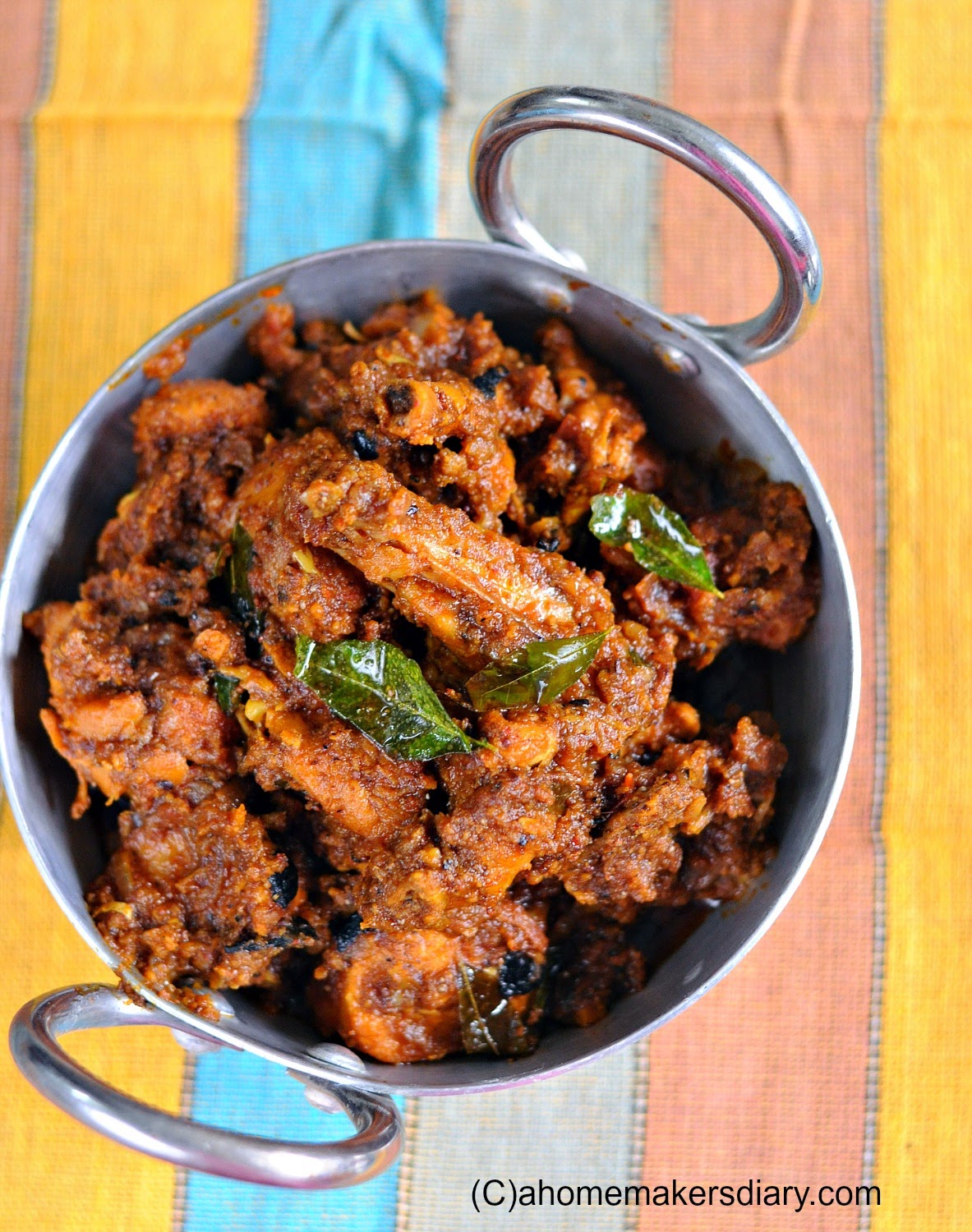 Chicken Sukka and Diwali Warmth - A Homemaker's Diary