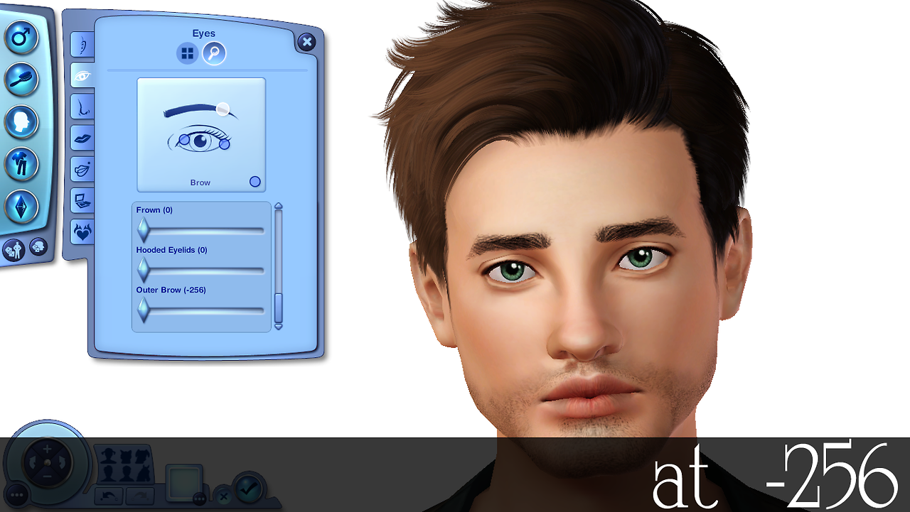 My Sims 3 Blog Outer Brow Slider By Brnt Waffles