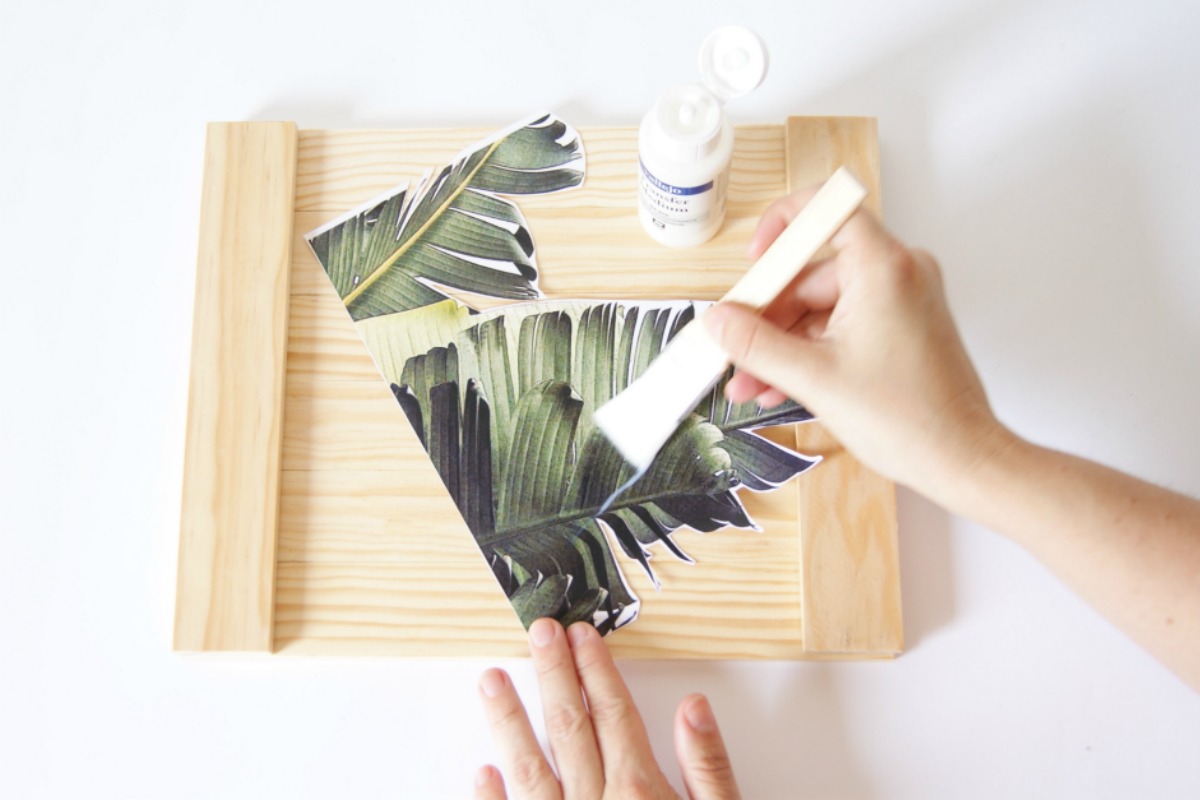 diy bandeja madera con transfer paso a paso para hacer transfer en madera