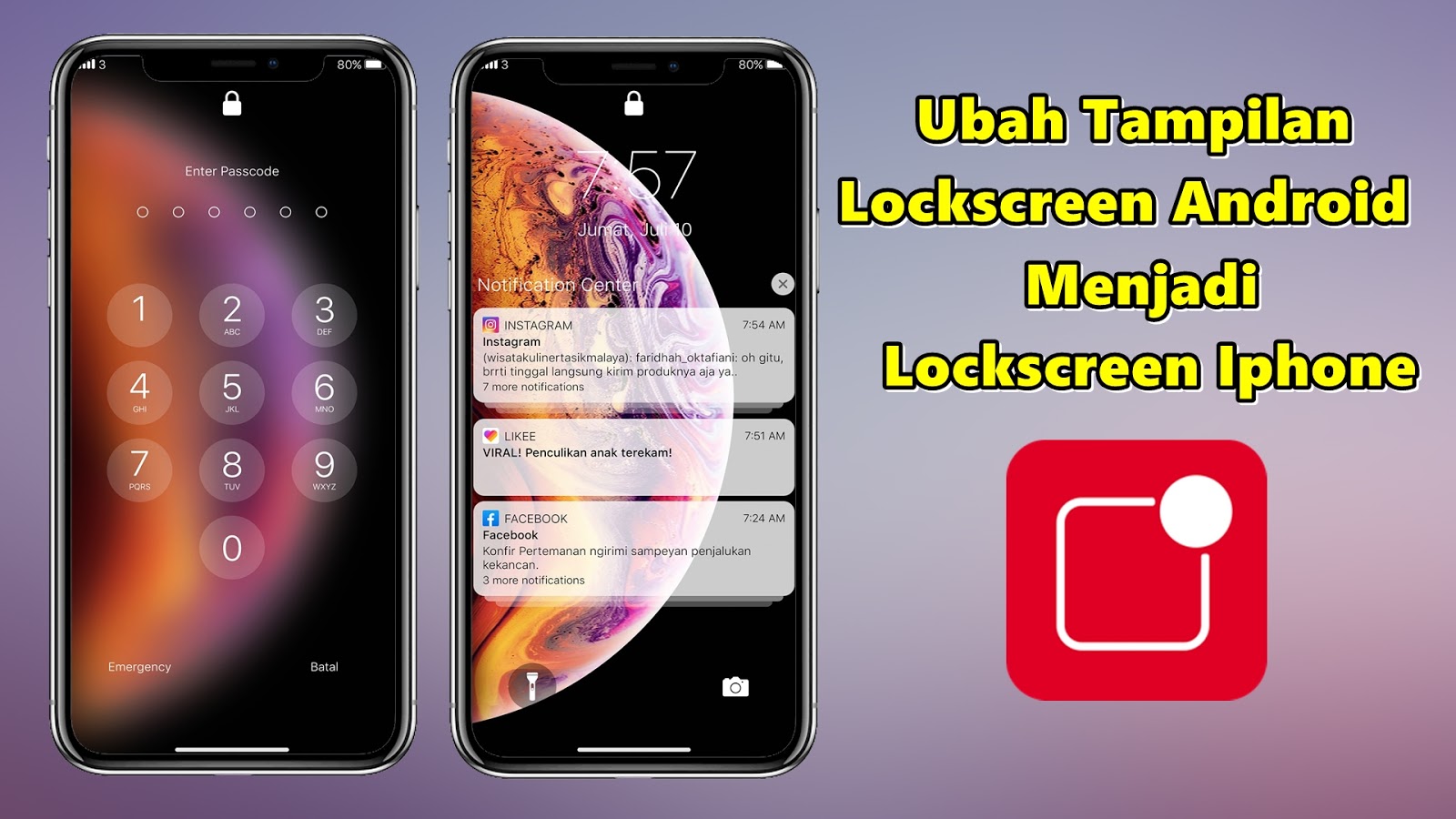 Cara Mengubah Lockscreen Android Menjadi Lockscreen Iphone - Rumah