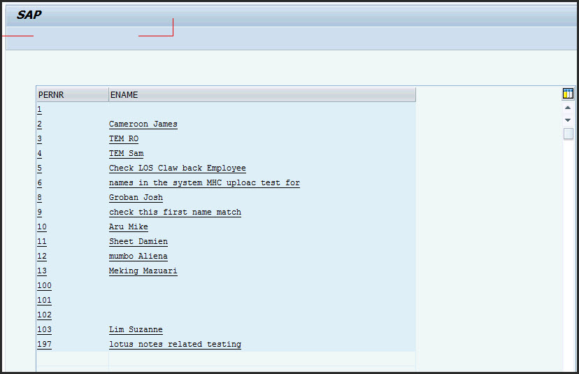 An SAP Consultant ABAP Double click in Table control