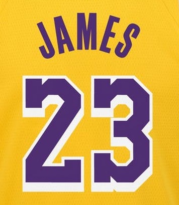 number 23 on the lakers