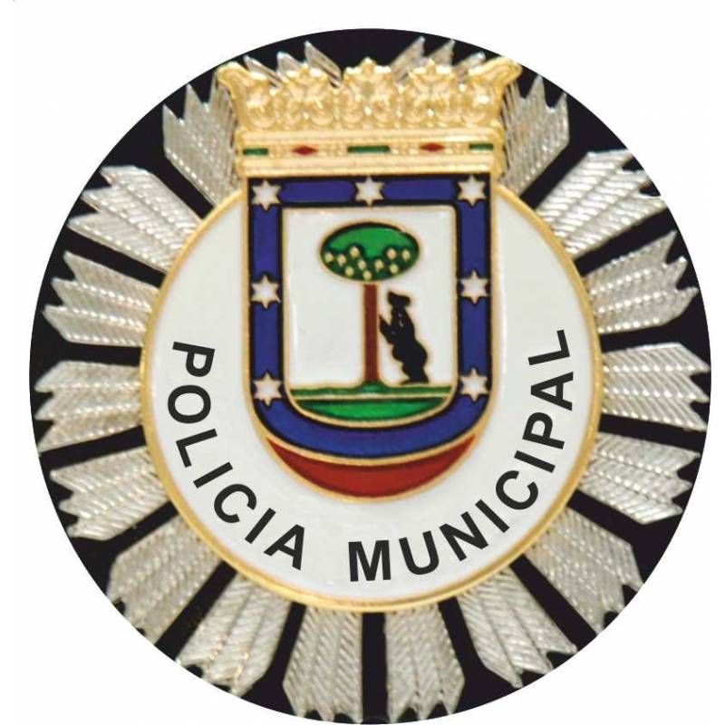 PLACA POLICIA MUNICIPAL DE MADRID