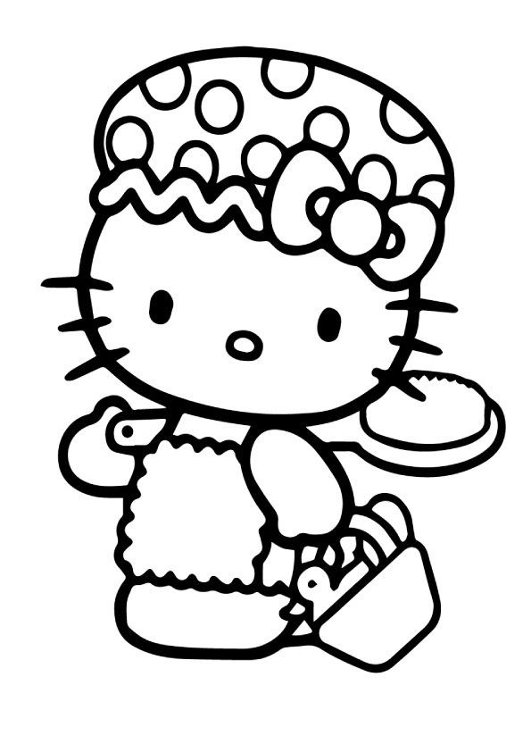 Hello Kitty para dibujar