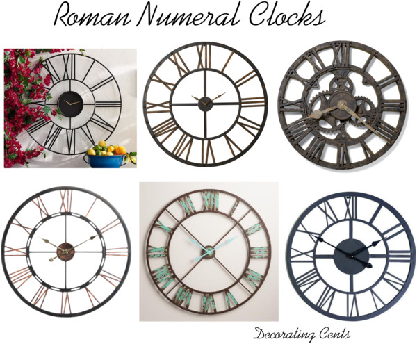 Roman Numeral Clocks