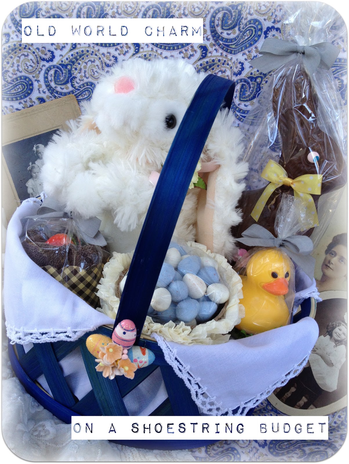 How to Make an Old World Easter Basket (On a Bargain Store Budget) KmartEaster