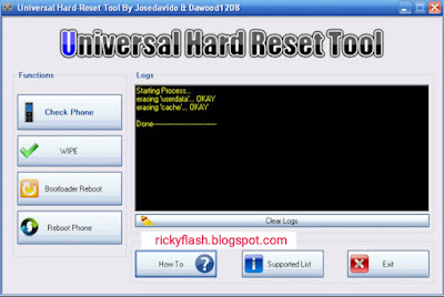 Download Universal Hard Reset Tool Terbaru