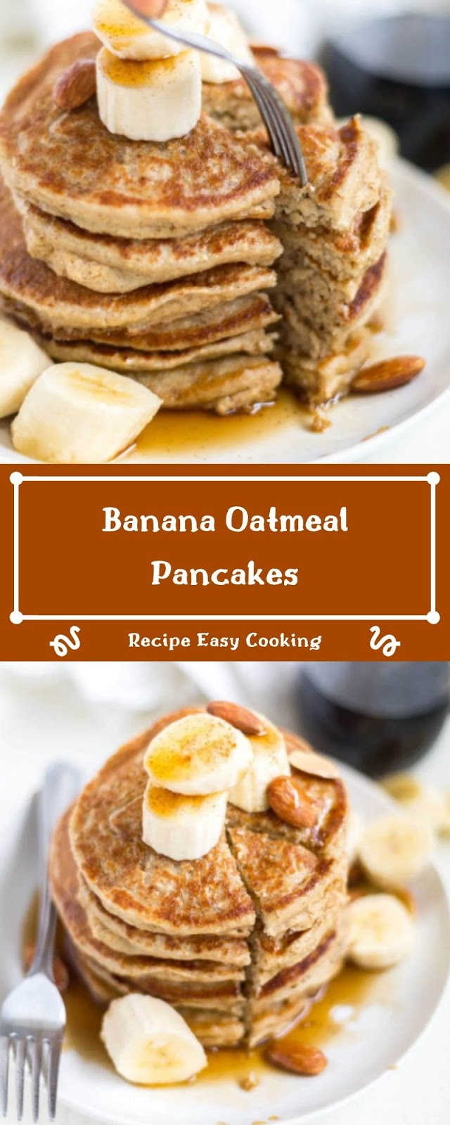 Banana Oatmeal Pancakes