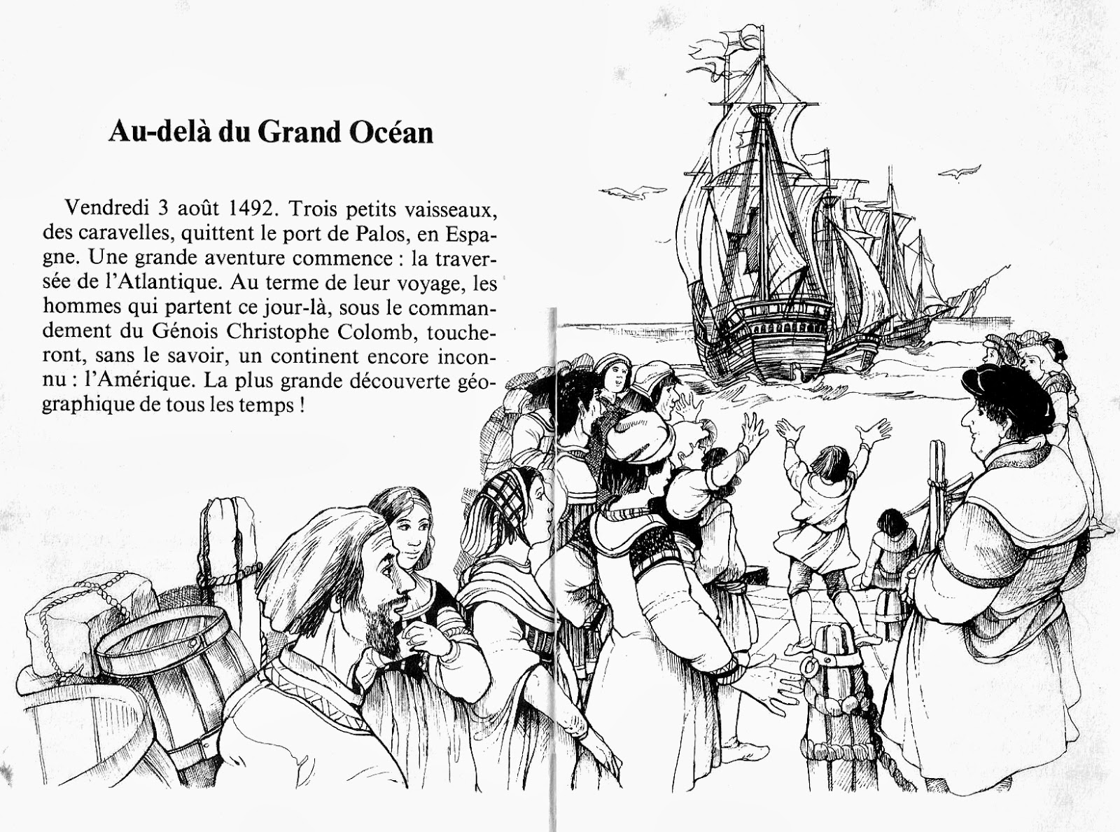 La Découverte De L'amérique Par Christophe Colomb Page De Garde Leçons de choses: Christophe Colomb, La découverte de l'Amérique
