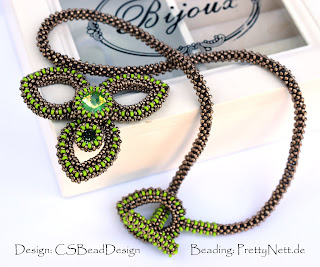 Beaded neckalce "SISS" beaded by PrettyNett.de