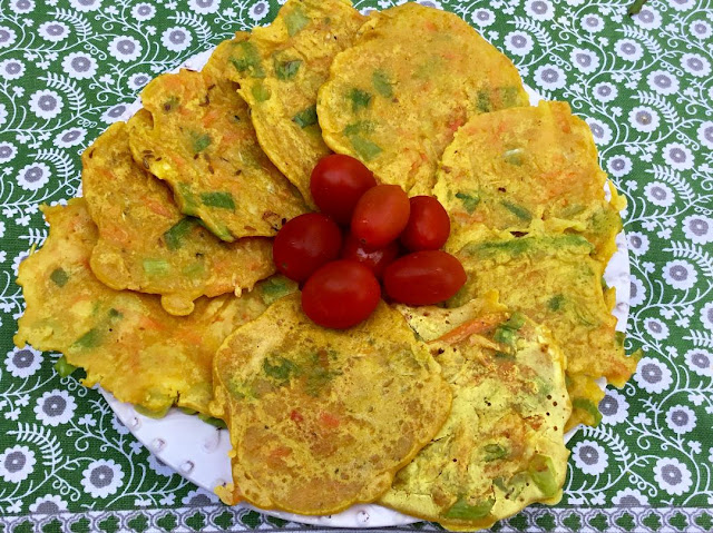 Indian vegetable pancakes Vegetable Pancakes