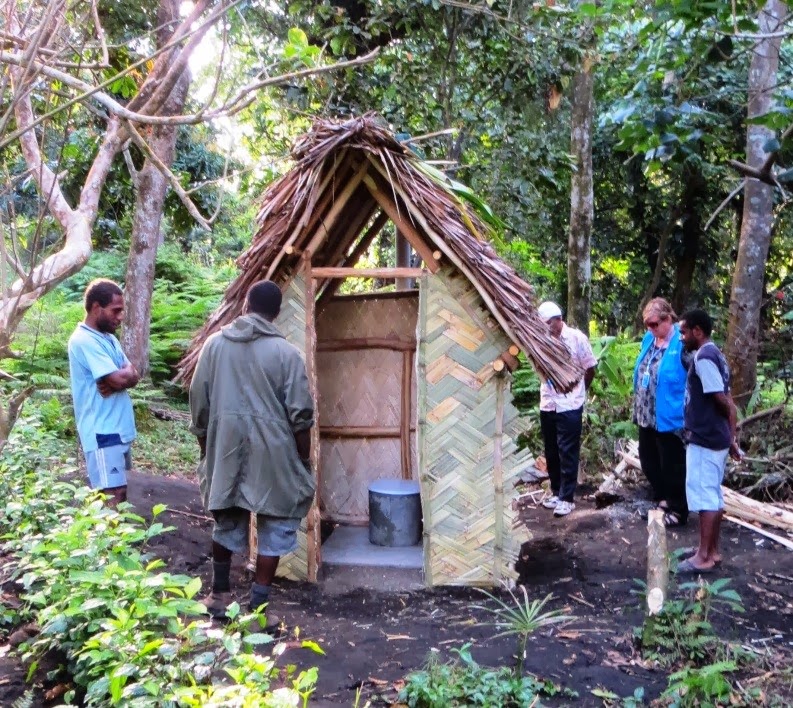 Pacific Island Countries Luxury latrines, VIP latrines and an active