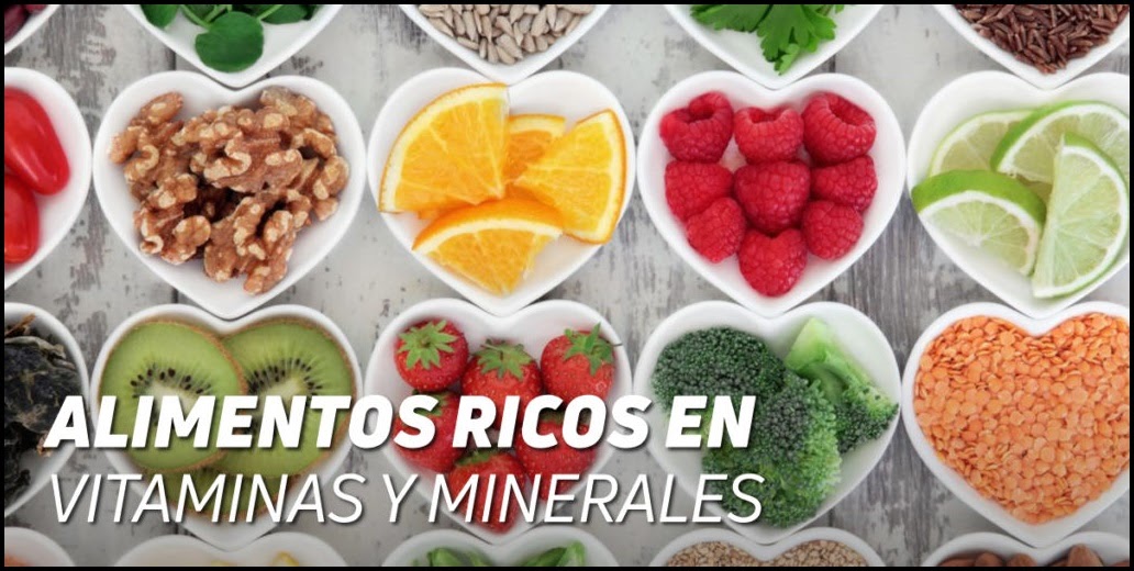 VITAMINAS Y MINERALES PARA QUE SIRVEN
