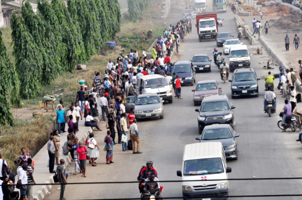 Photos Heavy Traffic Lagos Abeokuta Road Herald Nigeria