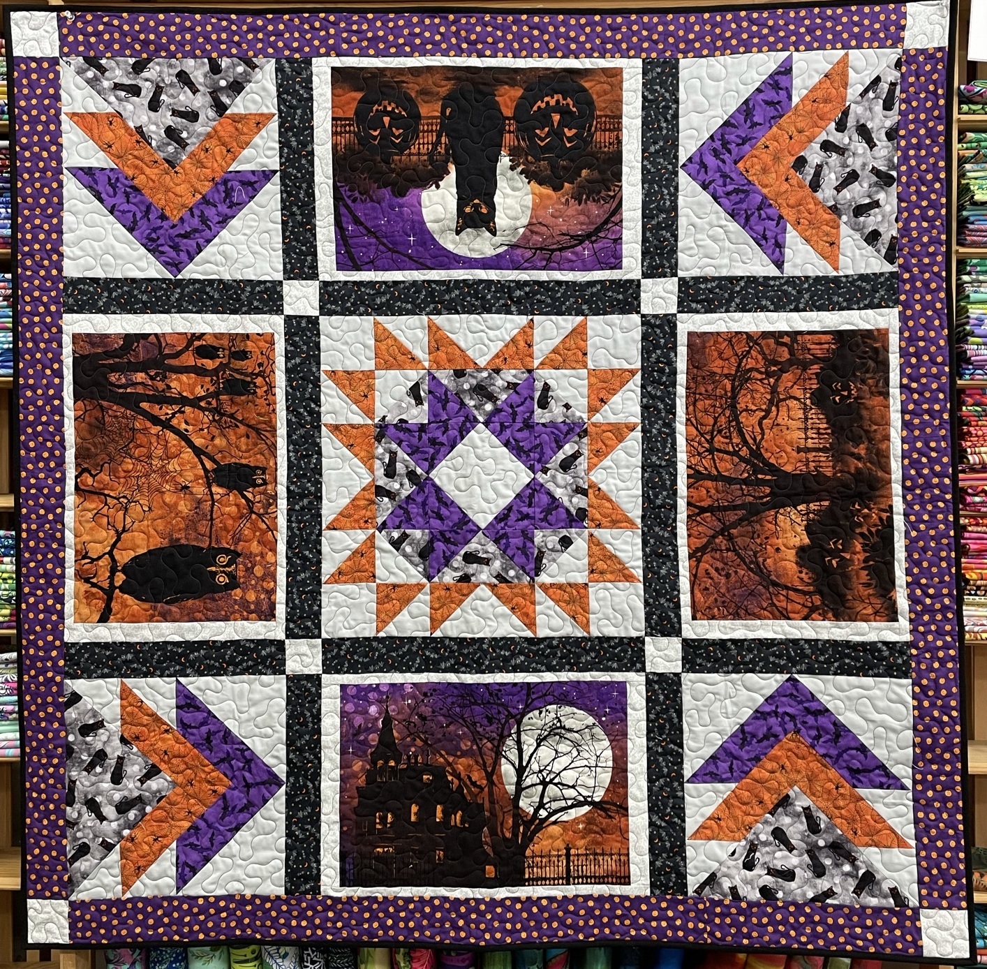 Candy Corn Quilt Shoppe Quilts - Halloween Decor Entry 2023 - Completed  Projects - the Lettuce Craft Forums