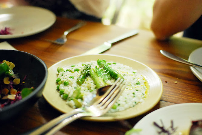 Chiswick Restaurant NSW Collective Menu Asparagus risotto